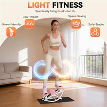 Load image into Gallery viewer, Rock Stepper - Steppers for Exercise at Home, Portable Stepper Side to Side with Digital Display &amp; Resistance Bands, 330 LBS Capacity Full Body Workout Low-Impact Knee-Friendly 3D Stair Stepper - Pink
