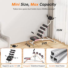 Load image into Gallery viewer, seanleecore Inversion Table for Back Pain Relief - 350lbs Capacity, Improve Posture and Spinal Health - Ideal for Home and Gym Use

