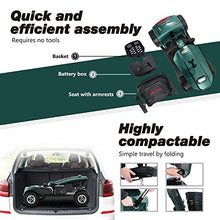 Load image into Gallery viewer, Metro Mobility 4 Wheel All Terrain Mobility Scooters for Seniors - 300 lbs Capacity Electric Mobility Scooter for Adults - Long Range Power Extended Battery w/Thickened Seat and Crutch Box - Emerald
