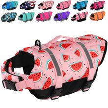 Load image into Gallery viewer, Doglay Dog Life Jacket, Dog Life Vest for Swimming Boating, Adjustable Puppy Life Jacket with Reflective Stripes, Superior Buoyancy Pet Swimming Vest for Small Medium and Large Dogs
