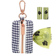 Load image into Gallery viewer, ARING PET Dog Waste Bag Dispenser, Cotton Doggy Poop Bags Holders Attach to Any Leashes, Portable Washable flamingo Pet Waste Pouch Dispenser with Metal Zipper
