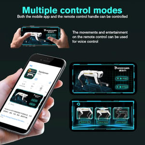 Robot Dog, Rechargeable Interactive Programmable Robot Dog Toy for Kids with Voice Commands, Remote Control, Touch Sensing