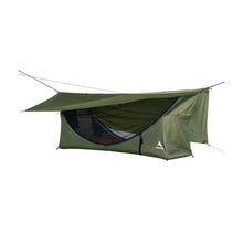 Load image into Gallery viewer, Haven Tent Original Lay-Flat Hammock Tent (Forest Green) – Comfortable Waterproof Camping Hammock with Mosquito Net – Includes Insulated Sleeping Pad &amp; Rainfly
