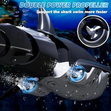 Load image into Gallery viewer, Remote Control Shark Toys for Boys Kids, 1:18 Scale High Simulation Shark for Pool

