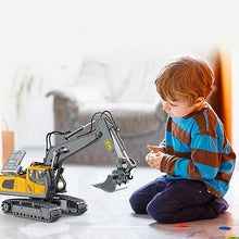 Load image into Gallery viewer, Dwi Dowellin Remote Control Excavator Toys for Boys,Construction Rc Excavators for Kids Age 4-7 8 9 10 Year Old,Ideal Toys,Batteries Included
