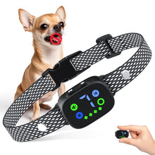 Load image into Gallery viewer, Dog Bark Collar for Large Medium Small Dogs, Anti Barking Device for Dogs, Rechargeable Smart Bark Collar with 7 Adjustable Sensitivity, Compact Bark Collar Indoor Outdoor
