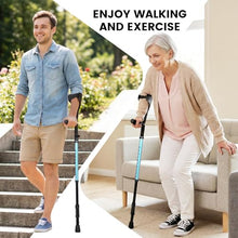 Load image into Gallery viewer, Ergonomic Forearm Crutches Spring Assist Crutches for Adults,Comfortable and Height Adjustable
