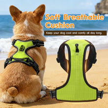Load image into Gallery viewer, No Pull Dog Harness, No-Choke Soft Padded Reflective Dog Vest Harness with Front Clip &amp; Top Handle, 2 Quick-Release Buckles, Adjustable for Small Medium Large Dogs
