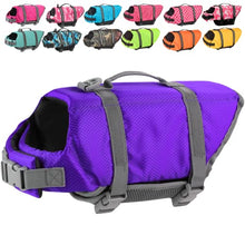 Load image into Gallery viewer, Doglay Dog Life Jacket with Rescue Handle, Dog Life Vest for Swimming Boating, Adjustable Reflective Puppy Swim Vest with Superior Buoyancy for Small Medium Large Dogs
