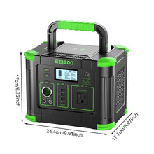 Load image into Gallery viewer, GRECELL 330W Portable Power Station 288.6Wh Solar Generator
