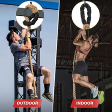 Load image into Gallery viewer, Climbing Rope Gym Workout - 25FT Heavy Duty Jute Thick Ropes for Adults Strength Training Outdoor Tree Swing Indoor Home Fitness Exercise - 1.5 Inch
