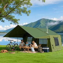 Load image into Gallery viewer, Inflatable Tents for Camping, Large Blow Up Tent with Hand Pump, Easy Setup InflatableTent 4 Season Tent, Waterproof Oxford Air Glamping Tents for Camping Adult 4/6/8 Person

