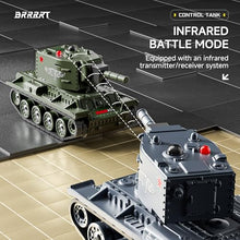 Load image into Gallery viewer, BRRRRT 1/64 RC Battle Tank Set,Remote Control Military Vehicles with Infrared Shoot,RC Tank That Shoots
