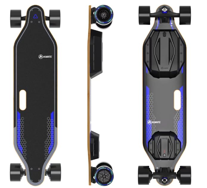 Urban Cruiser Electric Skateboard,1500W Hub Motor Power, 17 Miles Range,100MM /105MM PU Wheels, Portability & Safety