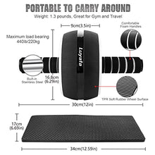 Load image into Gallery viewer, Ab Roller Wheel, 10-In-1 Ab Exercise Wheels Kit with Resistance Bands, Knee Mat, Jump Rope, Push-Up Bar (Black)
