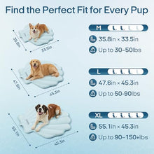 Load image into Gallery viewer, Vagascape Dog Cooling Mat, Washable Pet Cooling Mat, 47" x 45" Thick &amp; Durable Large Cooling Mat for Dogs, Portable Foldable Premium Cooling Pad for Indoor, Outdoor, Travel, Camping, Patio and Beach
