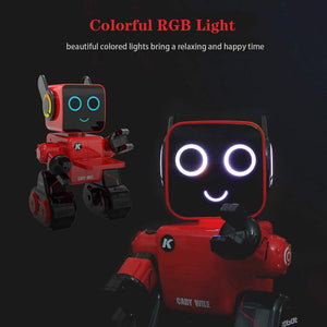 Remote Control Robot Toy for Kids, Programmable RC Robot, Speaks, Dance Moves, Plays Music. Built-in Coin Bank