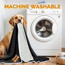 Load image into Gallery viewer, Embroidered Dog Blanket with Name, Personalized Pet Blankets for Dog for Bed Car Couch, Custom Waterproof Dog Blanket Soft &amp; Comfortable for Small, Medium &amp; Large Pet, Best Gift for Dog Lovers- Black
