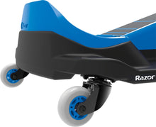 Load image into Gallery viewer, Razor Crazy Cart Shift Electric Go Kart for Kids Ages 6+ - 12V Drifting System, High/Low Speed Switch, Black/Blue
