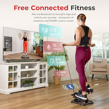 Load image into Gallery viewer, Sunny Health &amp; Fitness Total Body Smart 2-in-1 Stepper Machine,  Non-Slip Pedals with Smart SunnyFit App - SF-S0978Smart

