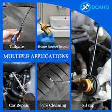 Load image into Gallery viewer, DOAHO 17Pcs Mechanic Hook and Pick Tool Set &amp; Car Trim Removal Kit with Fastener Clip Pliers,Rivet Puller,Magnetic Pickup,Gasket Scraper,Non-Scratch Plastic Pry Tools for Automotive Repair-Blue
