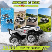 Load image into Gallery viewer, 1:16 RC Truck Remote Control Car, 4WD Waterproof Amphibious RC Car All Terrain Pickup,TIME4DEALS 2.4GHz Remote Monster Truck with 360° Rotating Standing Stunt Toy Truck for Kids Boys 6 7 8 9 10 11 12+
