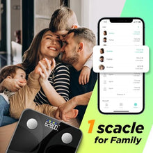 Load image into Gallery viewer, Scale for Body Weight and Fat Percentage, RunSTAR Digital Accurate Bathroom Smart Scale with Large Display, FSA&amp;HSA Eligible 13 Body Composition Analyzer Sync App
