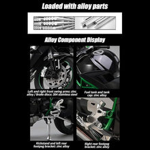 Load image into Gallery viewer, PLAYBUDDY RC Motorcycle Model for Adult, 1/7 Scale Remote Control Motorcycle V4 Top Edition with Ignition System &amp; Smoke Spray, for Biker
