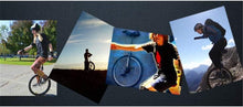 Load image into Gallery viewer, MDybf Wheeled Unicycle, Butyl Tire Wheeled Bicycle, Outdoor Sports and Fitness, Single Wheel Balanced Bicycle, Acrobatic Bike (Size : Black)
