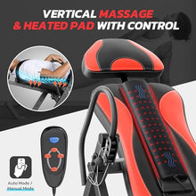 Load image into Gallery viewer, YOLEO Inversion Table Training Equipment Massage &amp; Heat Inversion Table ITM280 Back Pain Relief Equipment w/Remote Control, Reversible Ankle Holders, Heavy Duty up to 320lbs
