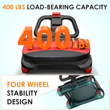 Load image into Gallery viewer, FIAMERMOR 2026 ab roller wheel - 4 wheel elbow support abdominal wheel -Red
