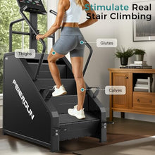 Load image into Gallery viewer, FEIERDUN SC3 Stair Stepper Machine for Home Gym, Commercial Grade Stair Climber with LED Screen, Stair Machine with 15 Speed Levels for Cardio and Lower Body Workout, 660LBS Capacity, 24-164 Steps/Min
