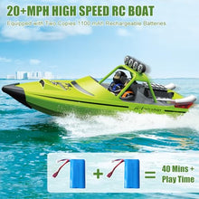 Load image into Gallery viewer, RC Boat for Kids Adults 2.4GHz Remote Control Boats with LED Light for Pool Lakes Water
