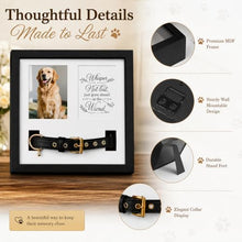Load image into Gallery viewer, Csfzly Dog Memorial Picture Frame with Collar Holder, Dog Memorial Gifts
