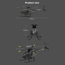 Load image into Gallery viewer, rcxperts YU Xiang F119S MD500 Remote Control Helicopter, 1/16 2.4G 9CH 250-Class 6-Axis Gyro Military RC Helicopter

