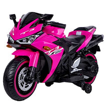 Load image into Gallery viewer, Electric Ride-On Motorcycle for Kids with 12V Motor, Training Wheels, Manual Throttle
