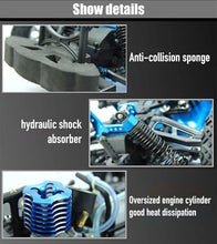 Load image into Gallery viewer, 1/10 RC Truck for Adult Two Speed 2.4G Full Proportional Gas Power Car 18CXP Engine Hobby Grade Racing
