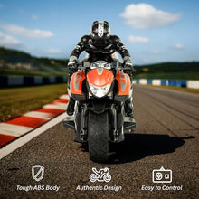 Load image into Gallery viewer, RC Remote Control Stunt Motorcycle with Riding Figure, 1:10 Scale High Speed
