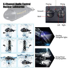 Load image into Gallery viewer, Tipmant Mini Remote Control Nuclear Submarine Toy RC Boat Electric Water Kids (Black)
