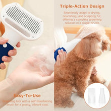 Load image into Gallery viewer, Professional Pet Grooming Dryer 3-in-1 Dog Blow Dryer with Brush, Adjustable Temp, Quiet &amp; Portable
