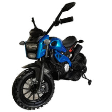 Load image into Gallery viewer, 12V Ride On Motorcycle with Training Wheels, Electric Dirt Bike with Hand Racing Foot Brake, PU Seat, MP3, USB, Birthday Gifts
