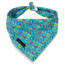 Load image into Gallery viewer, ARING PET Boy Dog Bandanas, Cute Blue Dinosaur Summer Pet Bandana Scarf Triangle Bib for Small Medium Large Male Dogs Cats, Puppy Kerchief for Daily Wear Outdoor Walks Travel Photoshoots-L
