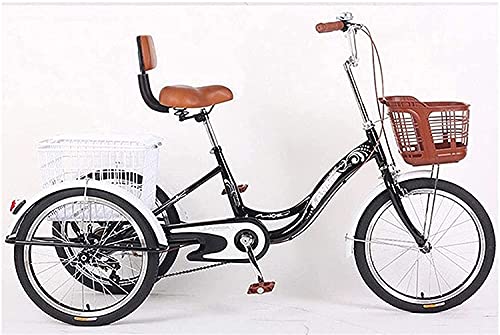 Adult Tricycle - 3 Wheel Bikes for Adults Shopping Adult Tricycles Single Speed for Adult Trikes 20 Inch 3 Wheel Bikes