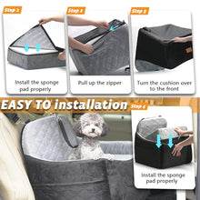 Load image into Gallery viewer, Ztinng Dog/Cat Car Seat Pet Booster Seat for Dogs/Cats up to 30 lbs
