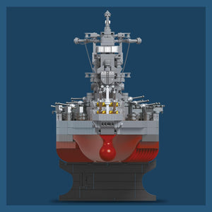 Japanese Yamato Battleship Building Blocks Set, 2569 Pieces WWII Navy Ship MOC Toy, Excellent Battleship Model Building