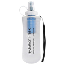 Load image into Gallery viewer, GUYI 700ml Collapsible Water Filter Bottle, Removes Impurities, BPA Free, Ultralight for Hiking, Camping, Cycling &amp; Travel-White
