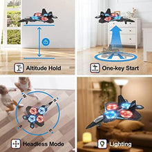 Load image into Gallery viewer, V17 Remote Control Airplane Foam RC Planes for Kids Adults 8-16, RC Fighter Jet

