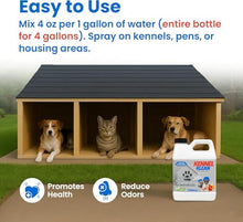 Load image into Gallery viewer, The Nature Company Kennel Klean - Dog Kennel Cleaner I 4 Gallon Mix I Natural Refresher for Dogs &amp; Cats l Strong concentrate! All Natural. (16 oz + Half gallon pump combo)
