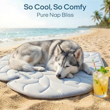 Load image into Gallery viewer, Vagascape Dog Cooling Mat, Washable Pet Cooling Mat, 47" x 45" Thick &amp; Durable Large Cooling Mat for Dogs, Portable Foldable Premium Cooling Pad for Indoor, Outdoor, Travel, Camping, Patio and Beach

