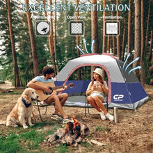 Load image into Gallery viewer, CAMPROS CP Tents for Camping 2/4/6 Person, Waterproof Windproof Dome Tent
